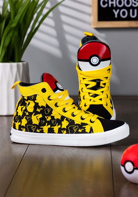 pokemon high top sneakers.